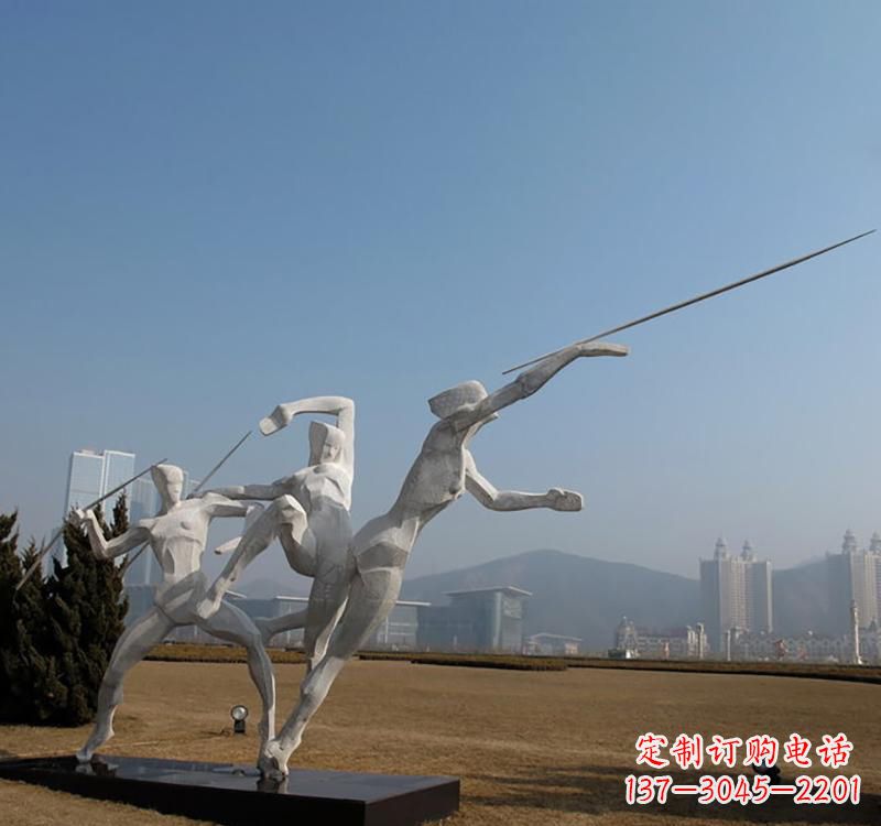 成都不锈钢标枪雕塑