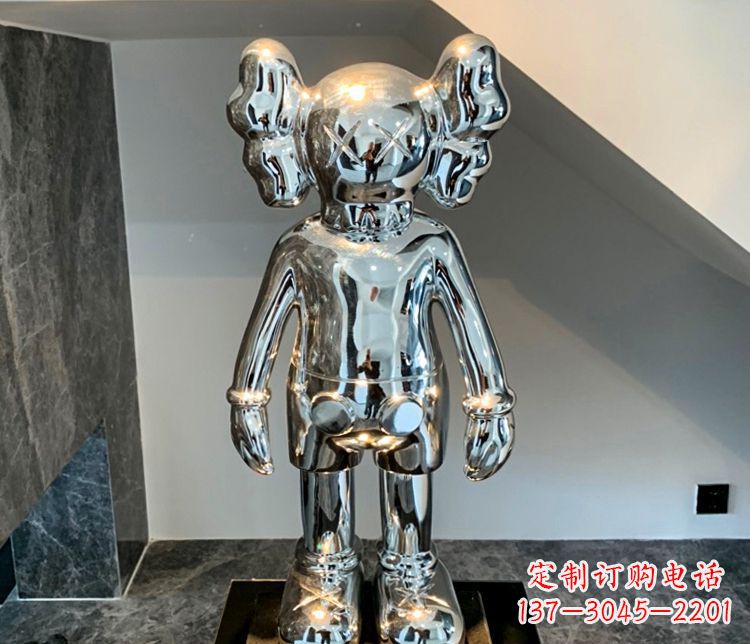 成都精致的不锈钢机器人雕塑