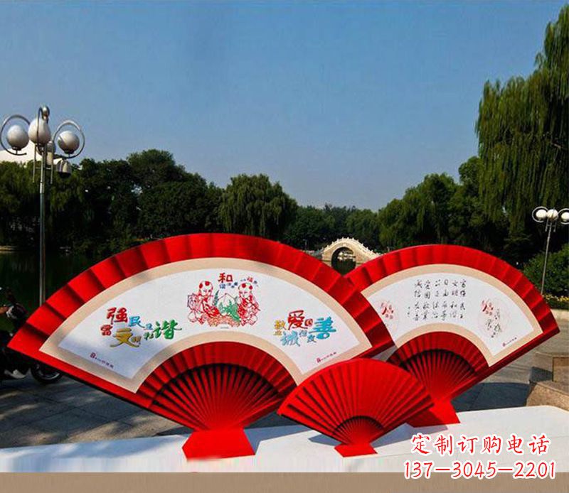 成都不锈钢价值观雕塑——见证社会主义核心价值观