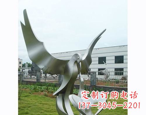 成都面世的不锈钢动物雕塑