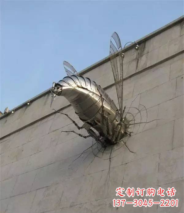 成都美丽的不锈钢无头动物雕塑