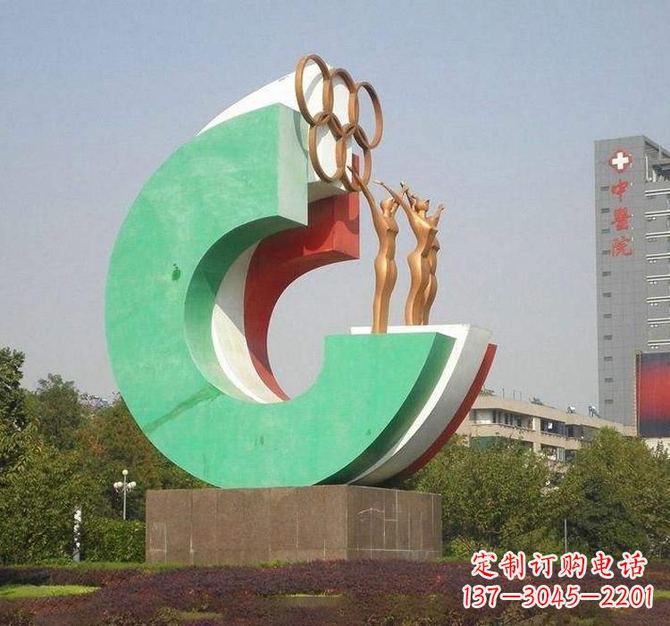 成都勇于拼搏的运动员雕塑