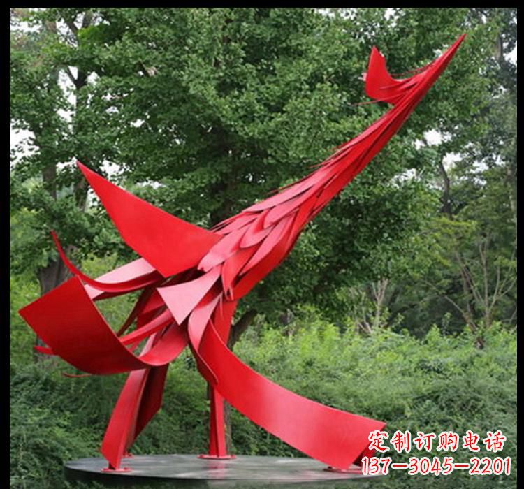 成都不锈钢凤凰雕塑——美丽而神秘的象征