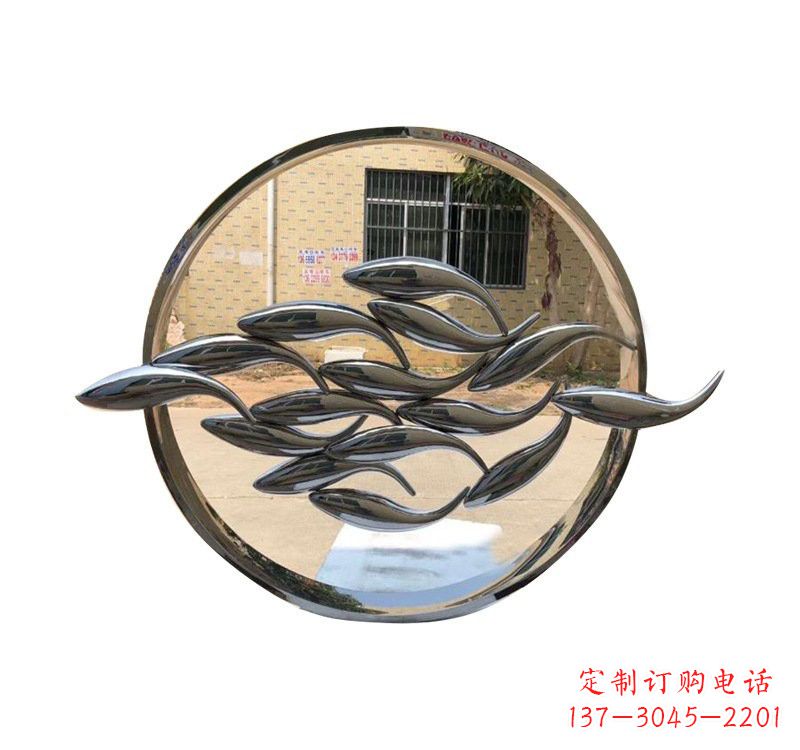 成都不锈钢圆环雕塑精美完美的艺术之作