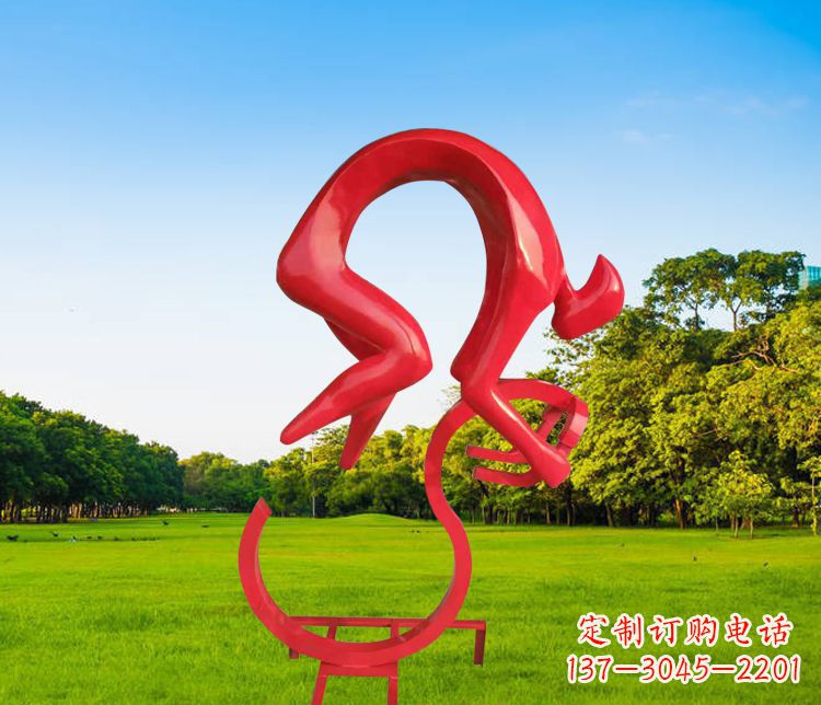 成都不锈钢自行车雕塑精致美观的园林装置