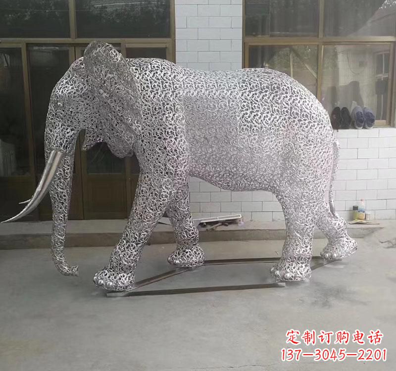 成都不锈钢大象雕塑它的魅力无限