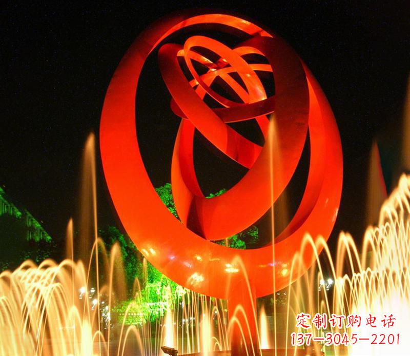 成都圆环雕塑抽象的艺术之美