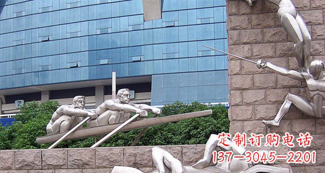 成都不锈钢运动员雕塑——震撼的街头景观