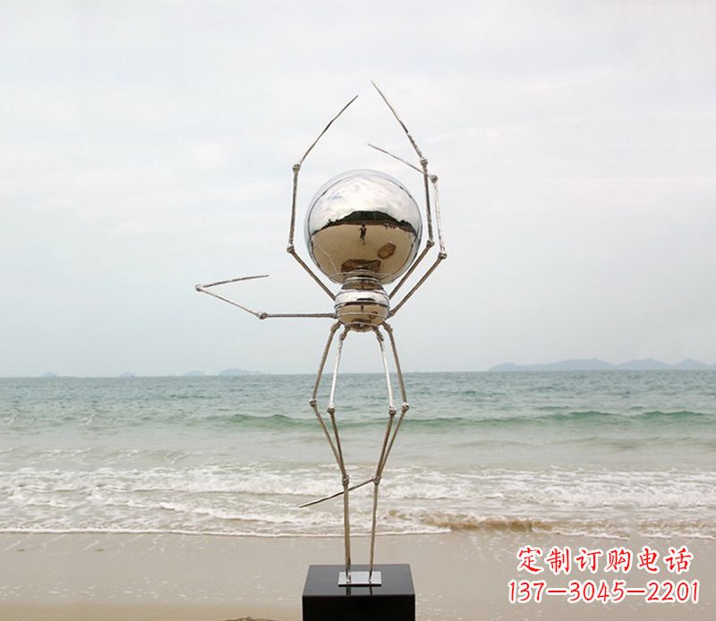 成都不锈钢的蜘蛛侠雕塑