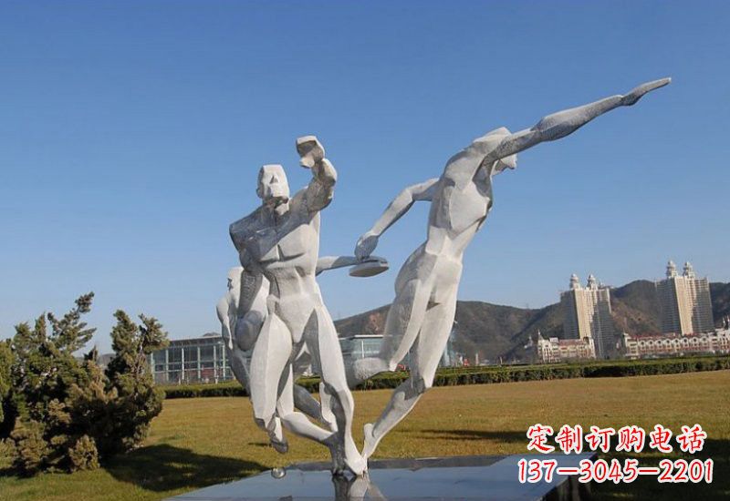 成都不锈钢运动员雕塑一种艺术的象征