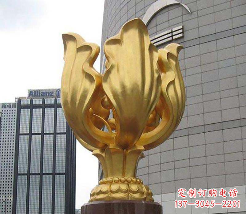 成都紫荆花雕塑——精美艺术品