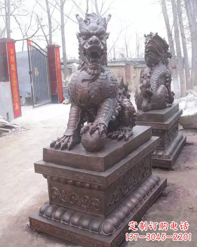 成都麒麟雕塑古老而又神秘