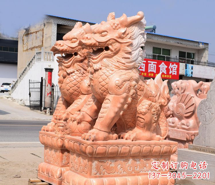 成都传说中的麒麟雕塑