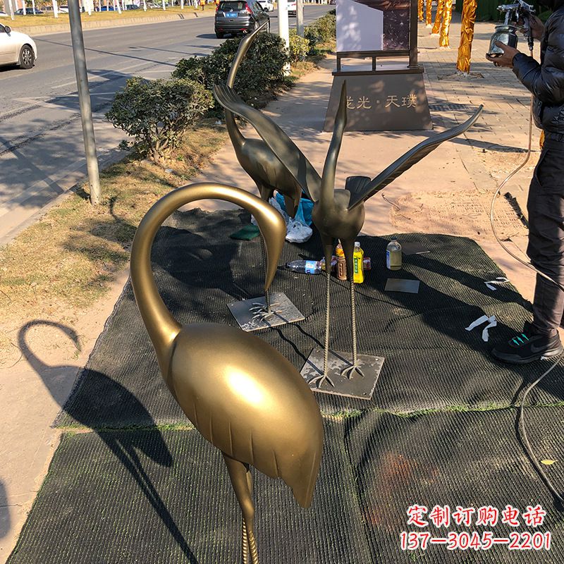 成都成都鹤雕——传承中国古代文化