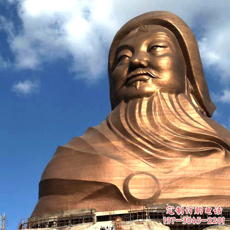 成都成吉思汗的传奇——大型头像雕塑