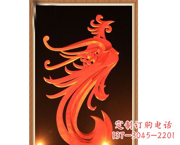 成都不锈钢凤凰雕塑美丽与传统的完美结合