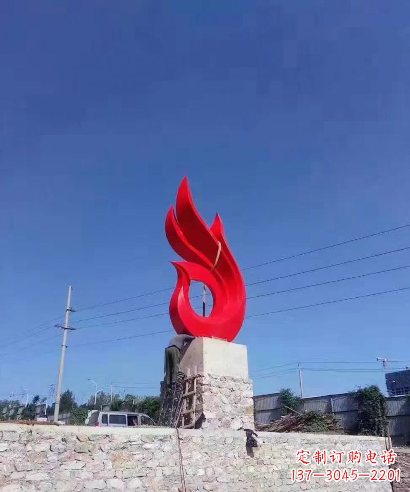 成都凤凰雕塑点缀城市的不锈钢景观