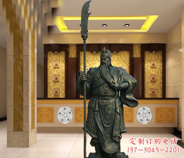 成都关公雕塑——传承弘扬中华文化