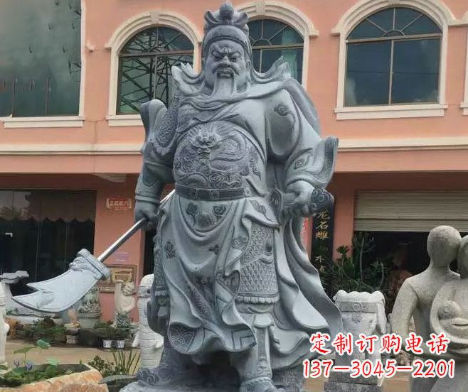 成都神秘的关公石雕