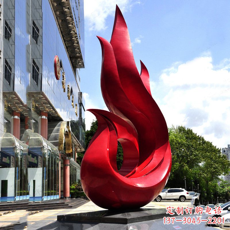 成都抽象不锈钢凤凰雕塑雕塑艺术的精美绝伦