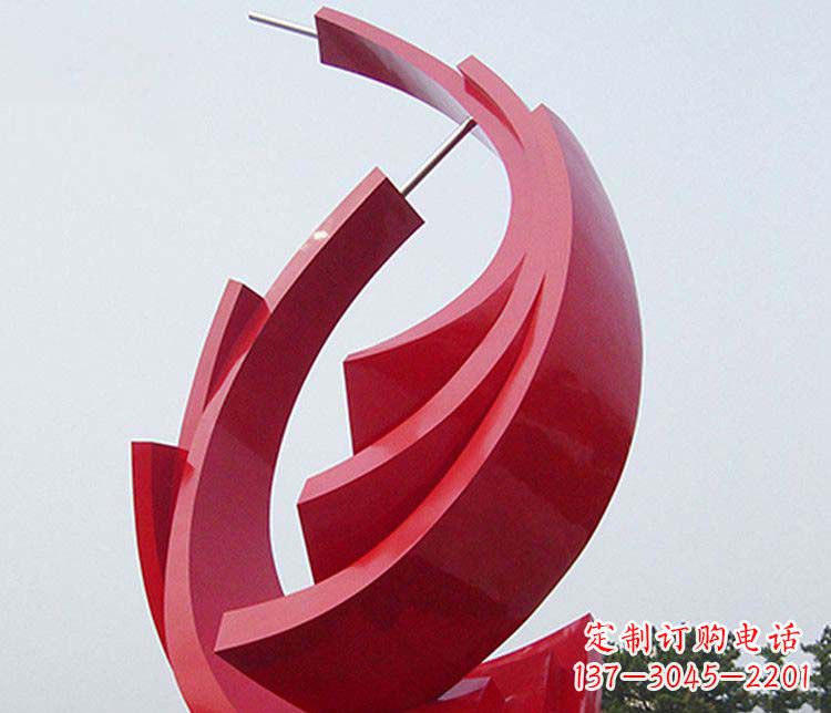 成都不锈钢帆船雕塑象征着永恒的美丽