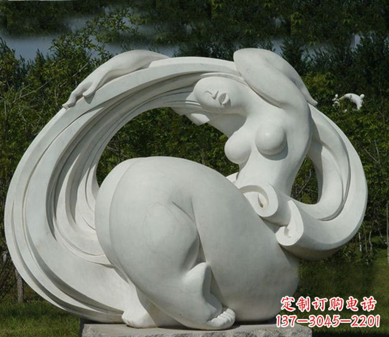 成都抽象美女石雕