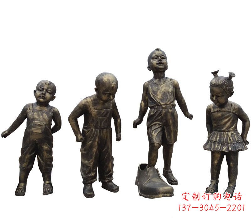 成都儿童雕塑传承中国古代文化