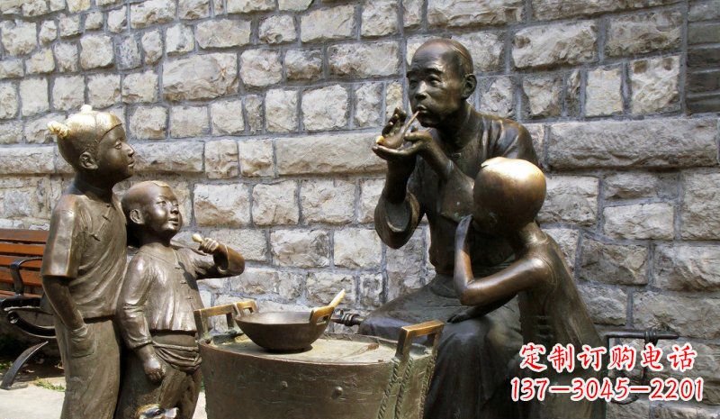 成都糖果街的精美雕塑