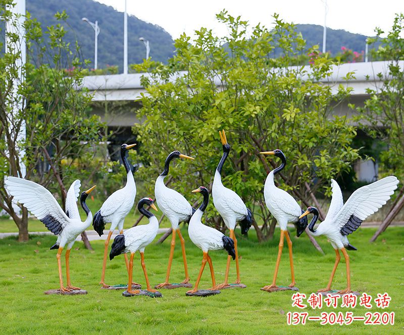 成都仙鹤雕塑传承中国文化精髓