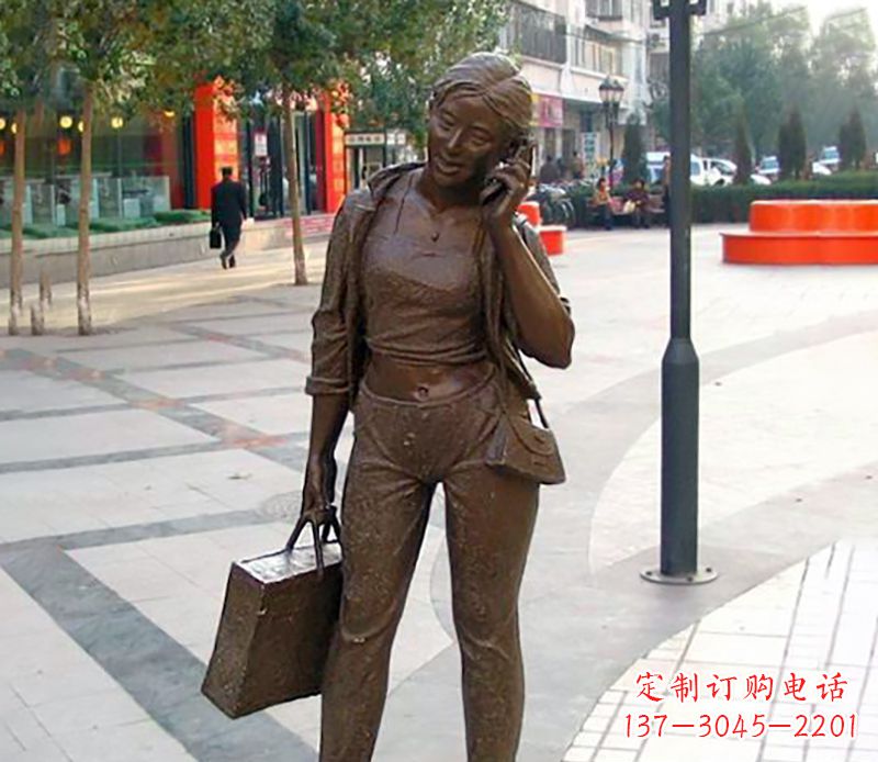 成都通话女性雕塑
