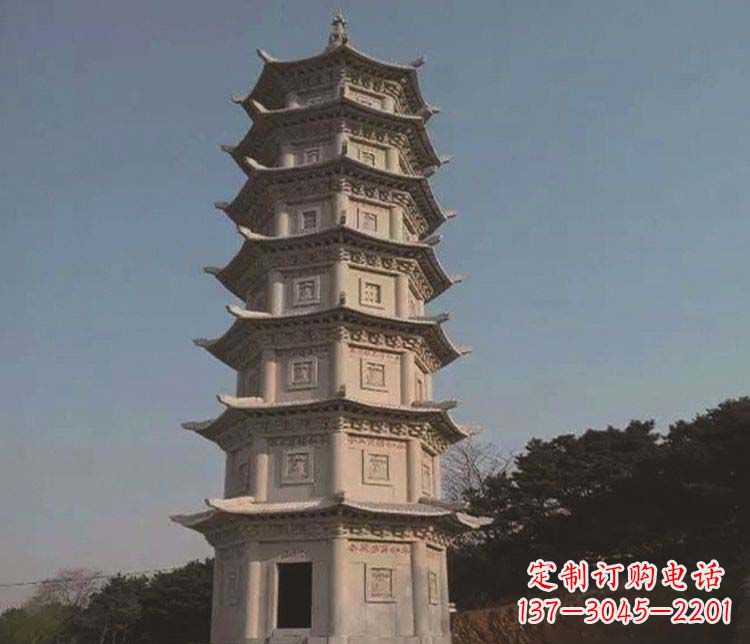 成都宝塔雕塑大理石的艺术精品