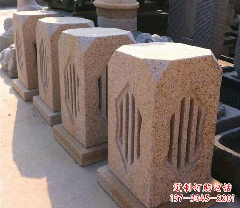成都精美的大理石灯雕塑