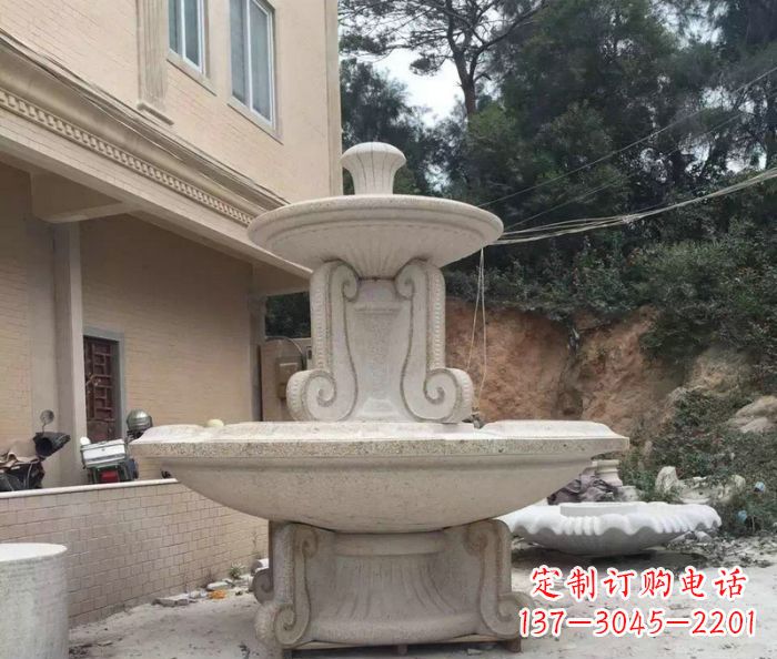 成都大理石大型喷泉雕塑精致美观又富有艺术气息