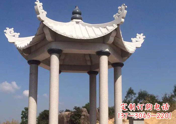 成都大理石凉亭雕塑——传承古代工艺之精粹