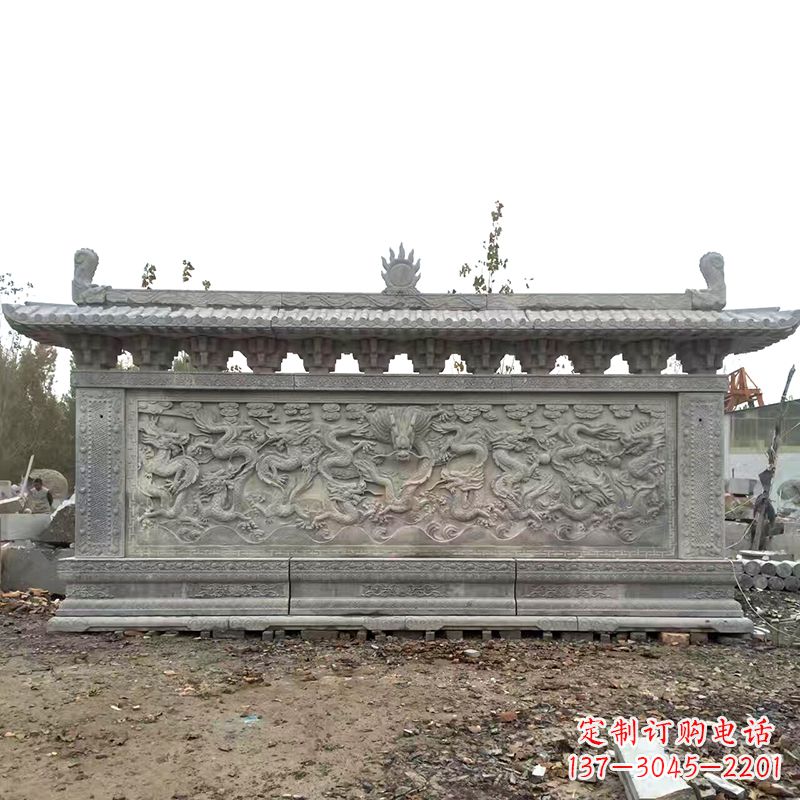 成都大理石影壁雕塑美丽的艺术精品