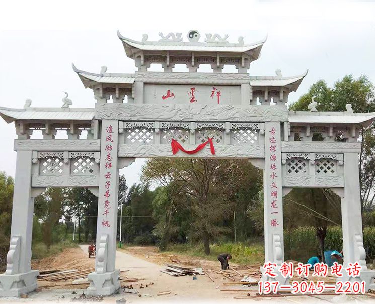 成都大理石牌坊雕塑