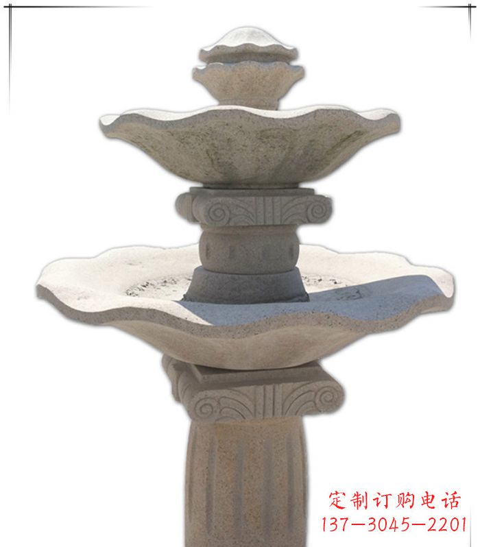 成都大理石多层喷泉石雕精美绝伦的艺术形式