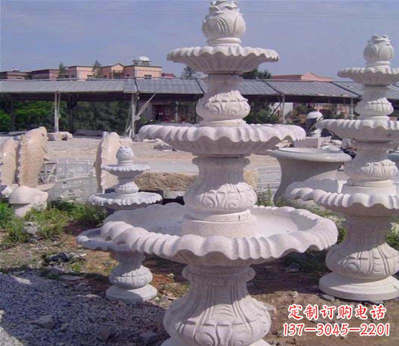 成都石雕喷泉展现精美的艺术灵感