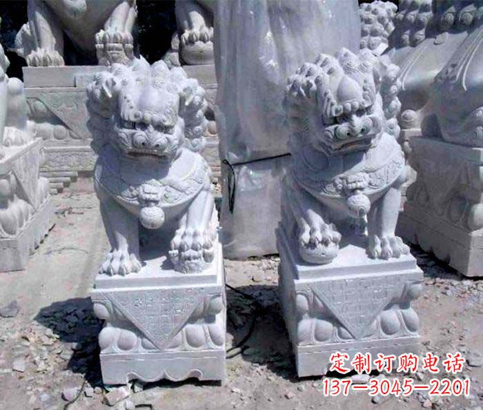 成都大理石仿古石狮子