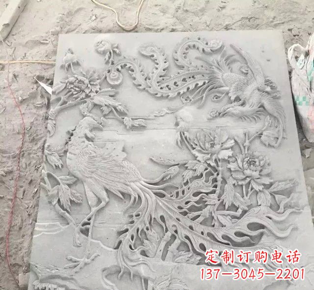 成都精美的凤凰雕塑