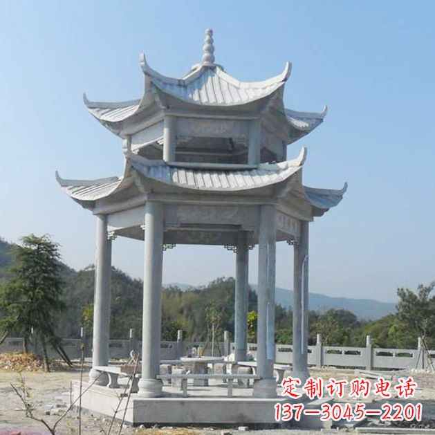 成都高雅大理石凉亭雕塑