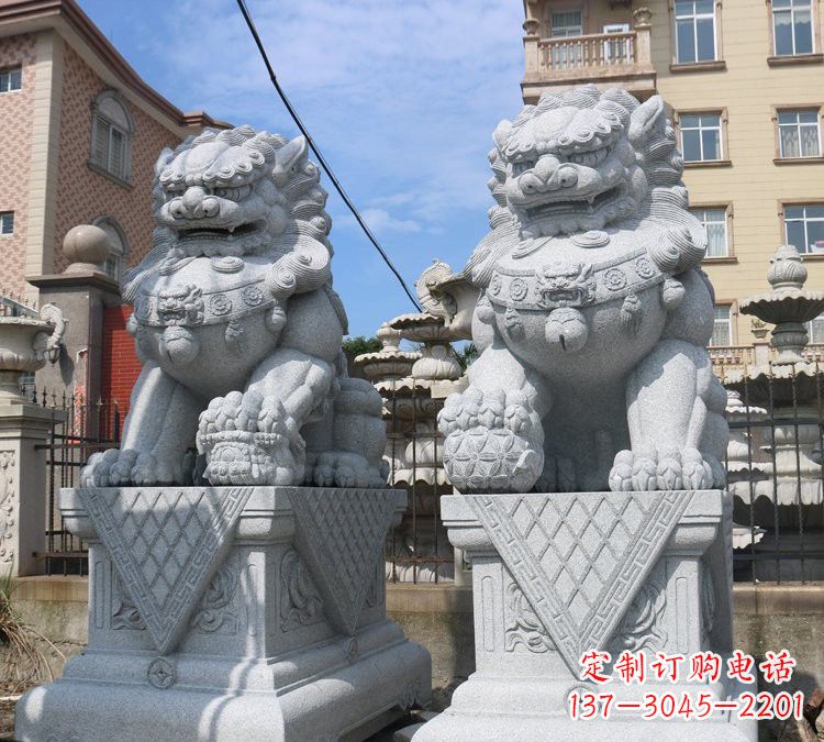 成都大理石狮子雕塑,助您拥有完美的家居装饰