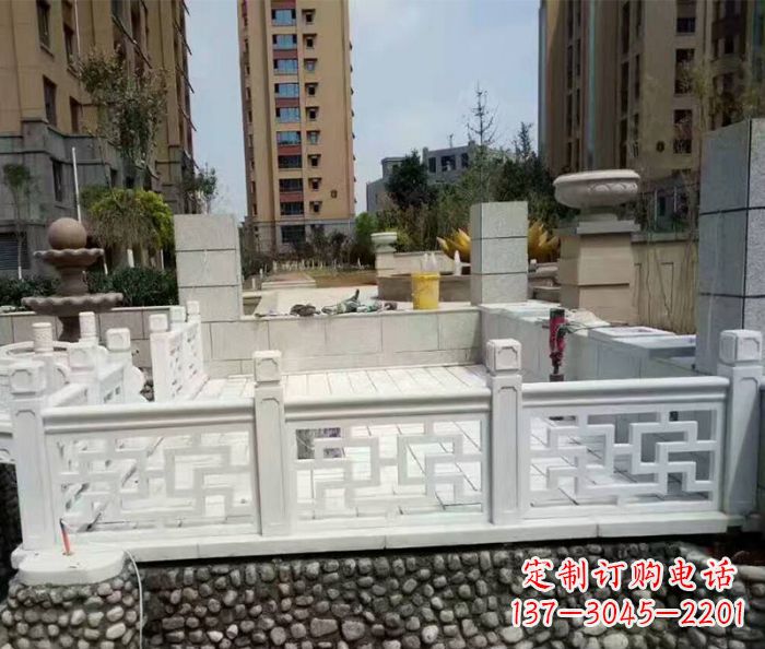 成都精美大理石国旗台石雕雕塑