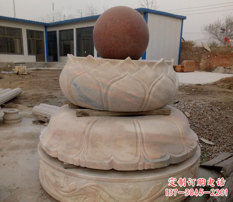 成都大理石风水球雕塑