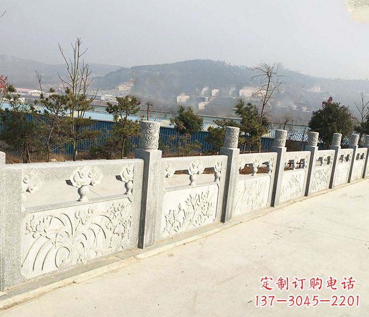 成都大理石护城河栏板石雕
