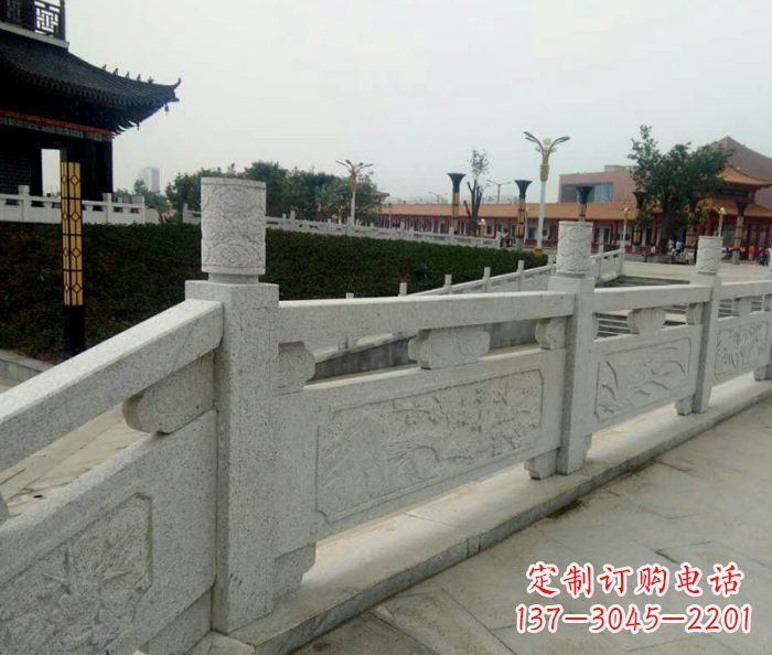 成都精美大理石栏板雕塑