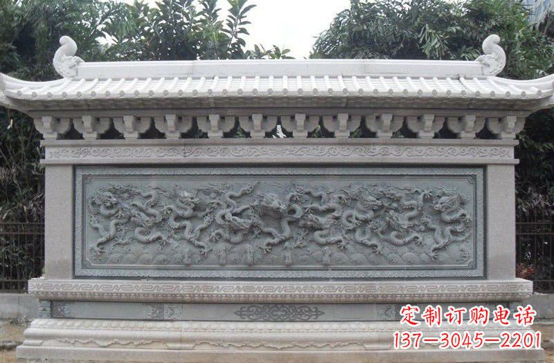 成都大理石九龙壁雕塑