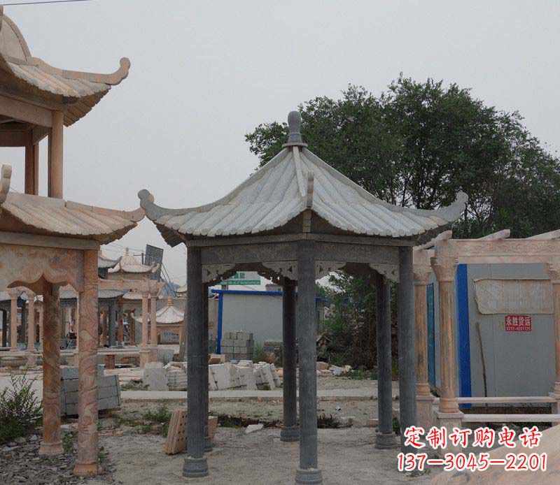 成都大理石凉亭精美石雕