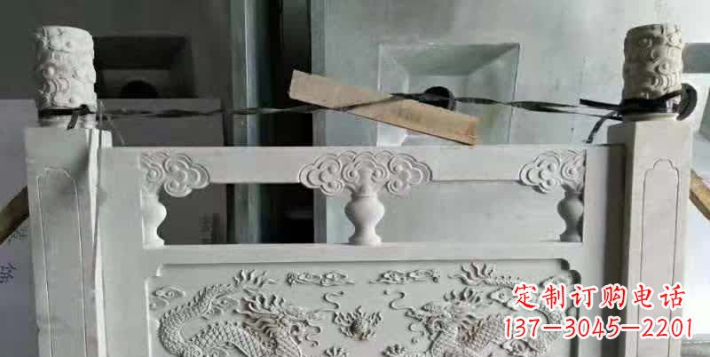 成都大理石龙浮雕栏板雕塑