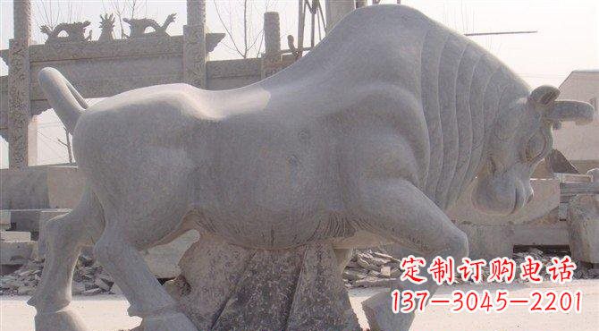 成都大理石牛雕塑——让你家里充满独特艺术气息